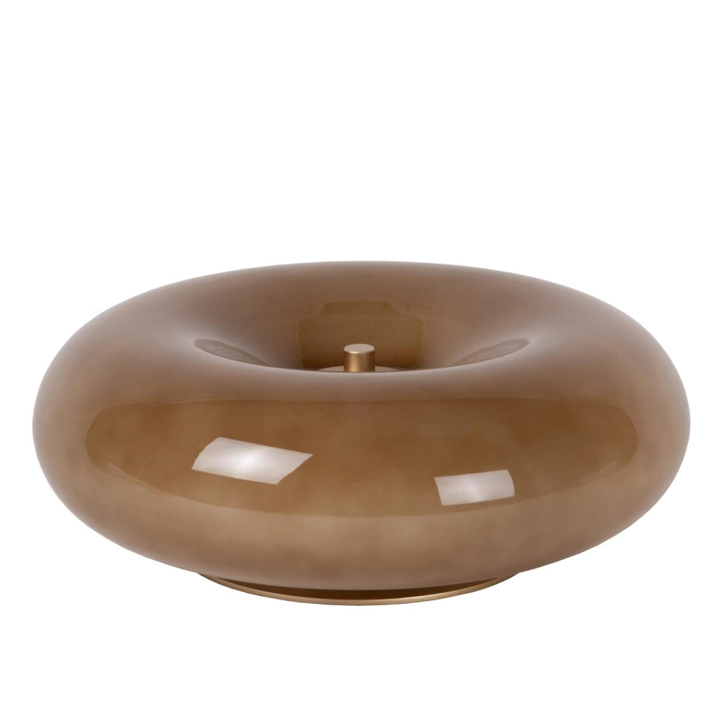 Lampada da tavolo retro SENTINO 3xG9 oro vetro Lucide