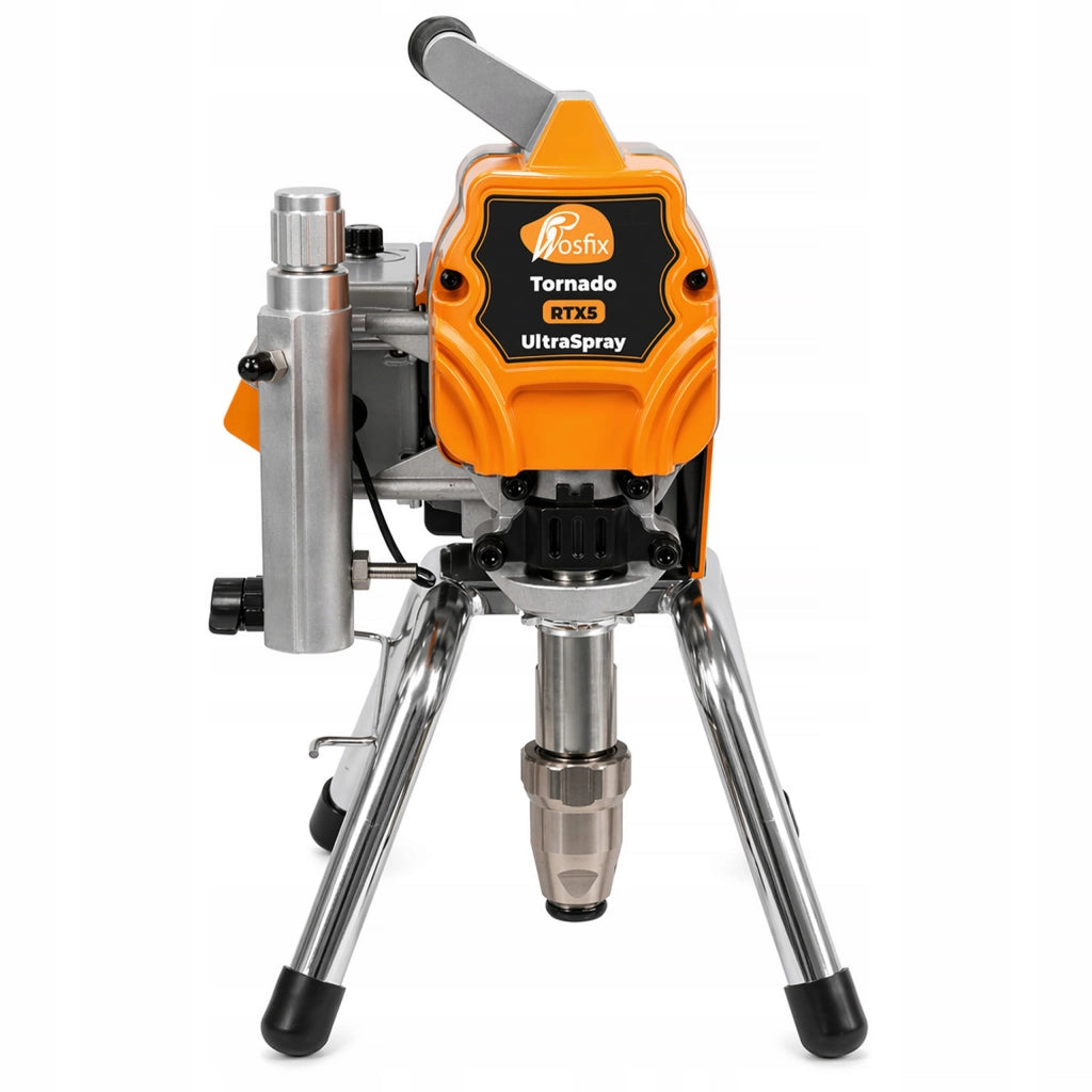 Agitatore di Vernice Tornado RTX5 UltraSpray – 3200W, 4,5 L/min, 3300 PSI, Ugello 525, Tubo 10m, Regolazione Elettronica