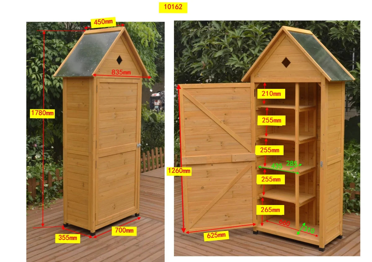 Ampio giardino e capanno per gli attrezzi