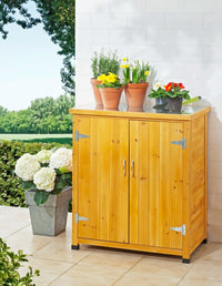 piccolo giardino e capanno degli attrezzi