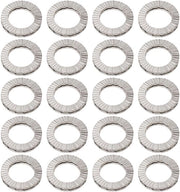 Slitte per filet 20 pezzi - Doppia fila di borchie - Diametro esterno 16,6 mm - Diametro interno 2,5 mm - M10 - Maggiore stabilità
