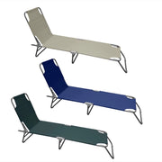 1 Pezzo Lettino Mare in Metallo Pieghevole Printyl 187 x 55 x 24 cm 3 Colori