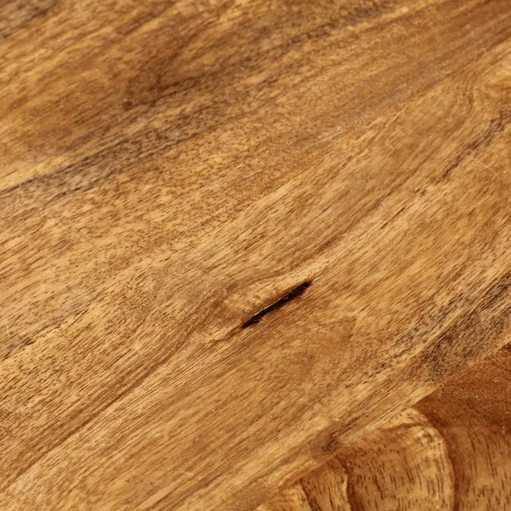 Piano per Tavolo Ø 60x3,8 cm Rotondo in Legno Massello di Mango 370075