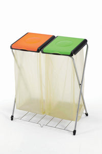 pattumiera gimi-duo con griglia e due coperchi cod:ferx.10175