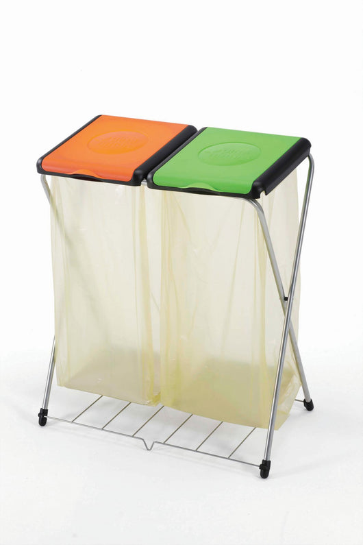 pattumiera gimi-duo con griglia e due coperchi cod:ferx.10175