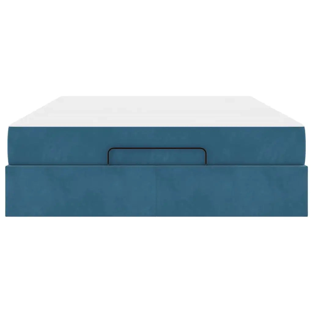vidaXL Struttura del letto Blu 160 x 200 cm Velluto