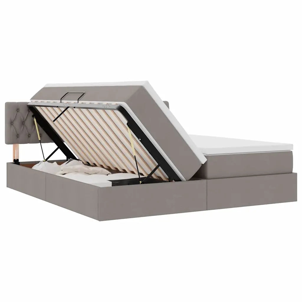 Letto con Contenitore Talpa 180 x 200 cm Pelle Sintetica 3370940