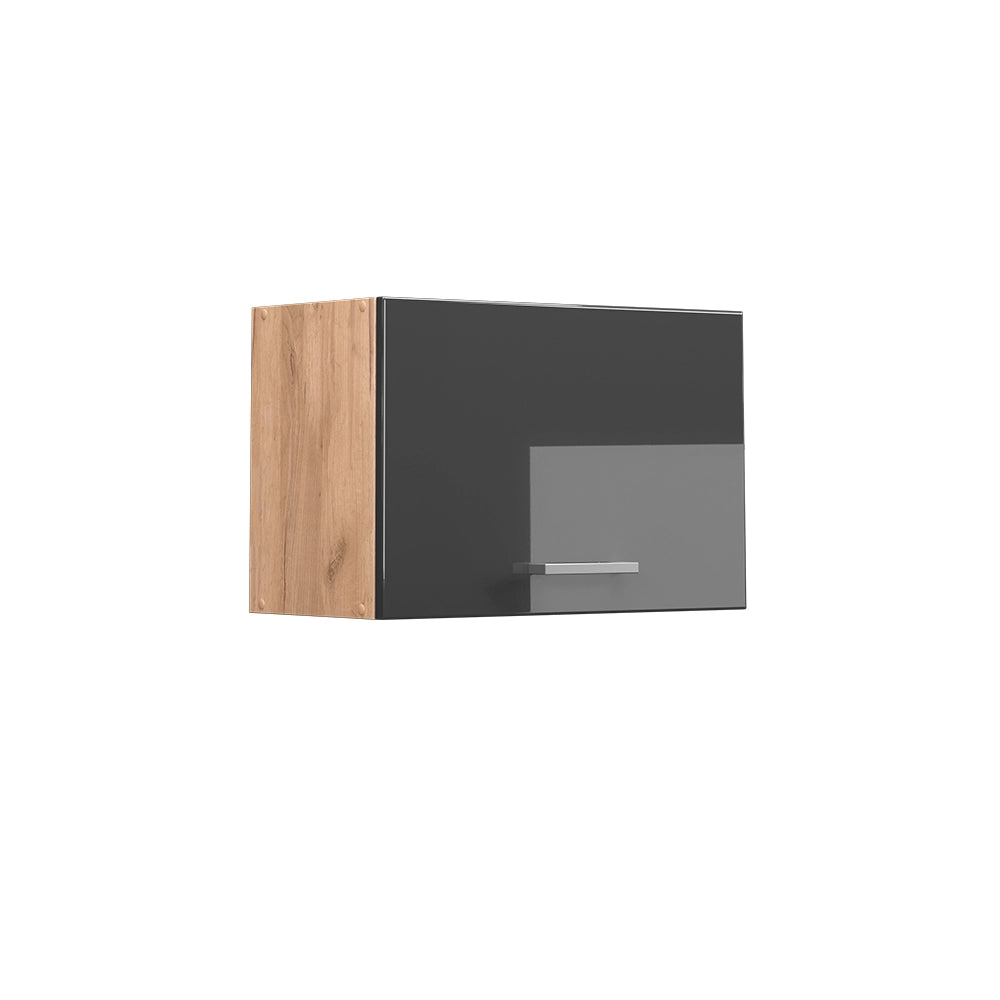 Vicco Pensile da cucina Antracite lucido 60 cm Piatto