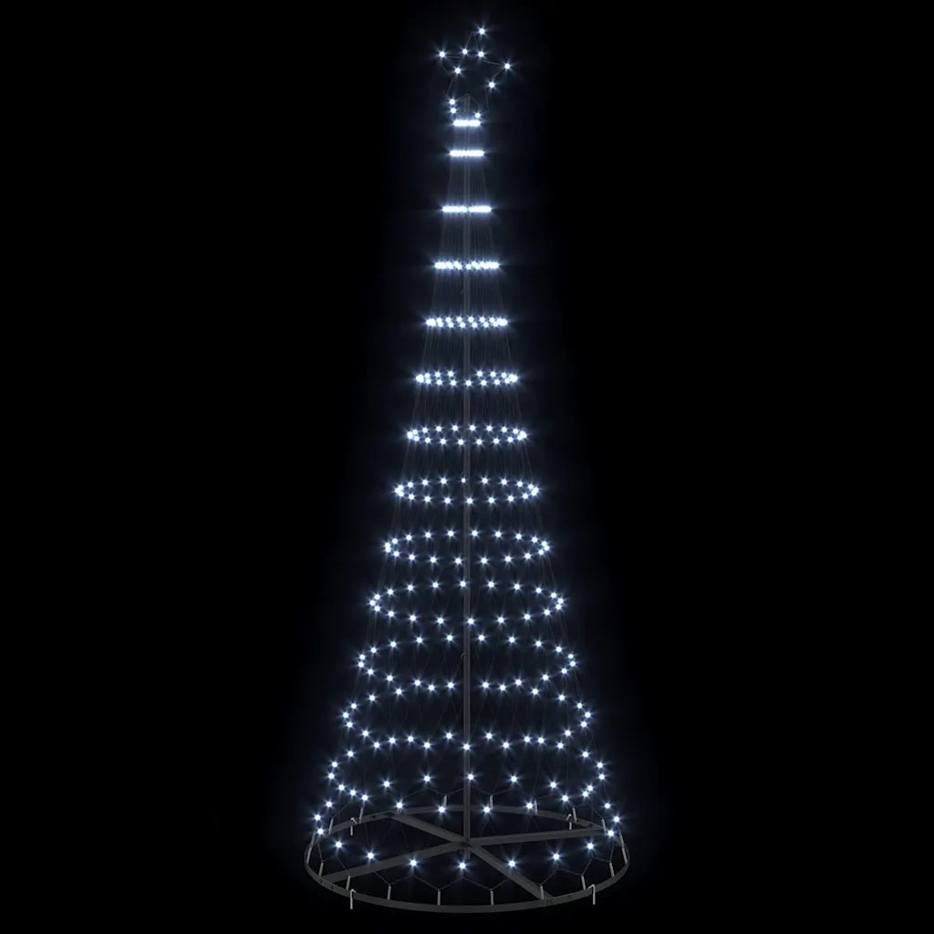 Albero di Natale LED con 295 LED Bianco freddo 250 cm Metallo 42018784