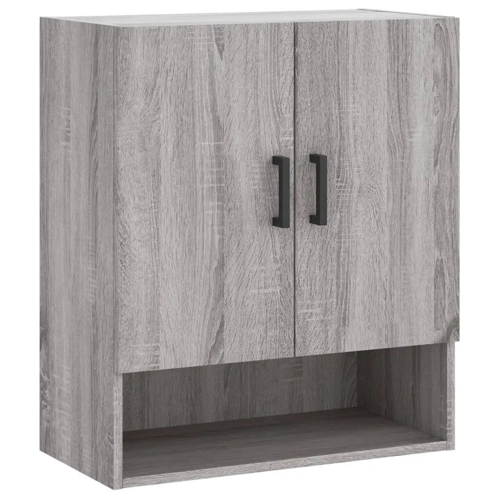 Armadietto a Muro | Mobile a Parete Grigio Sonoma 60x31x70cm in Legno Multistrato