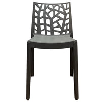 Sedia In Polipropilene Da Interno Esterno Giardino Impilabile Design Sedie Resistenti Moderne Per Terraz Tortora/2 Sedie