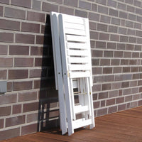 Set da balcone, set da bistrot, tavolo con 2 sedie, bianco