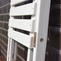 Set da balcone, set da bistrot, tavolo con 2 sedie, bianco