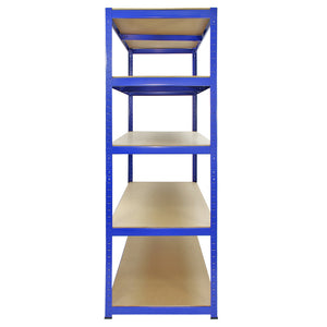 Scaffale T-Rax in Acciaio Senza Bulloni Blu 120cm