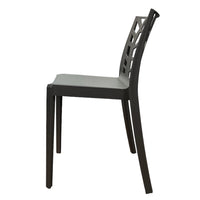 Sedia In Polipropilene Da Interno Esterno Giardino Impilabile Design Sedie Resistenti Moderne Per Terraz Tortora/4 Sedie