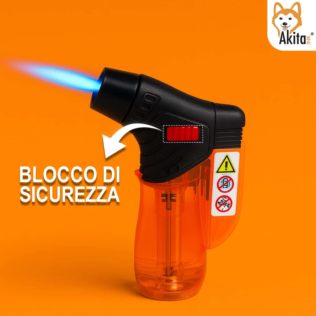 Akitaink Set 20 Accendigas Antivento Accendini Ricaricabili
