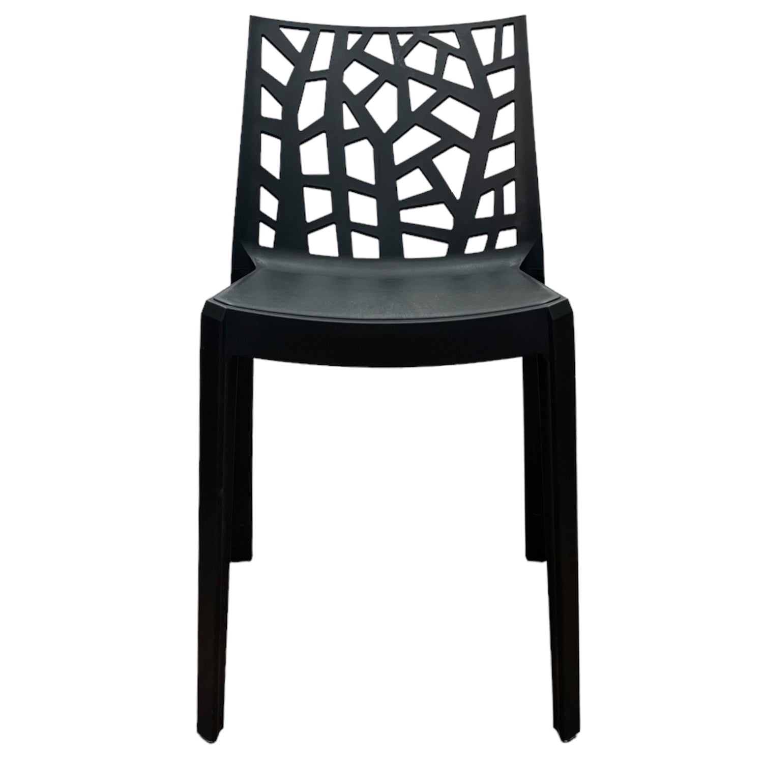 Sedia In Polipropilene Da Interno Esterno Giardino Impilabile Design Sedie Resistenti Moderne Per Terrazzo  Nero/2 Sedie