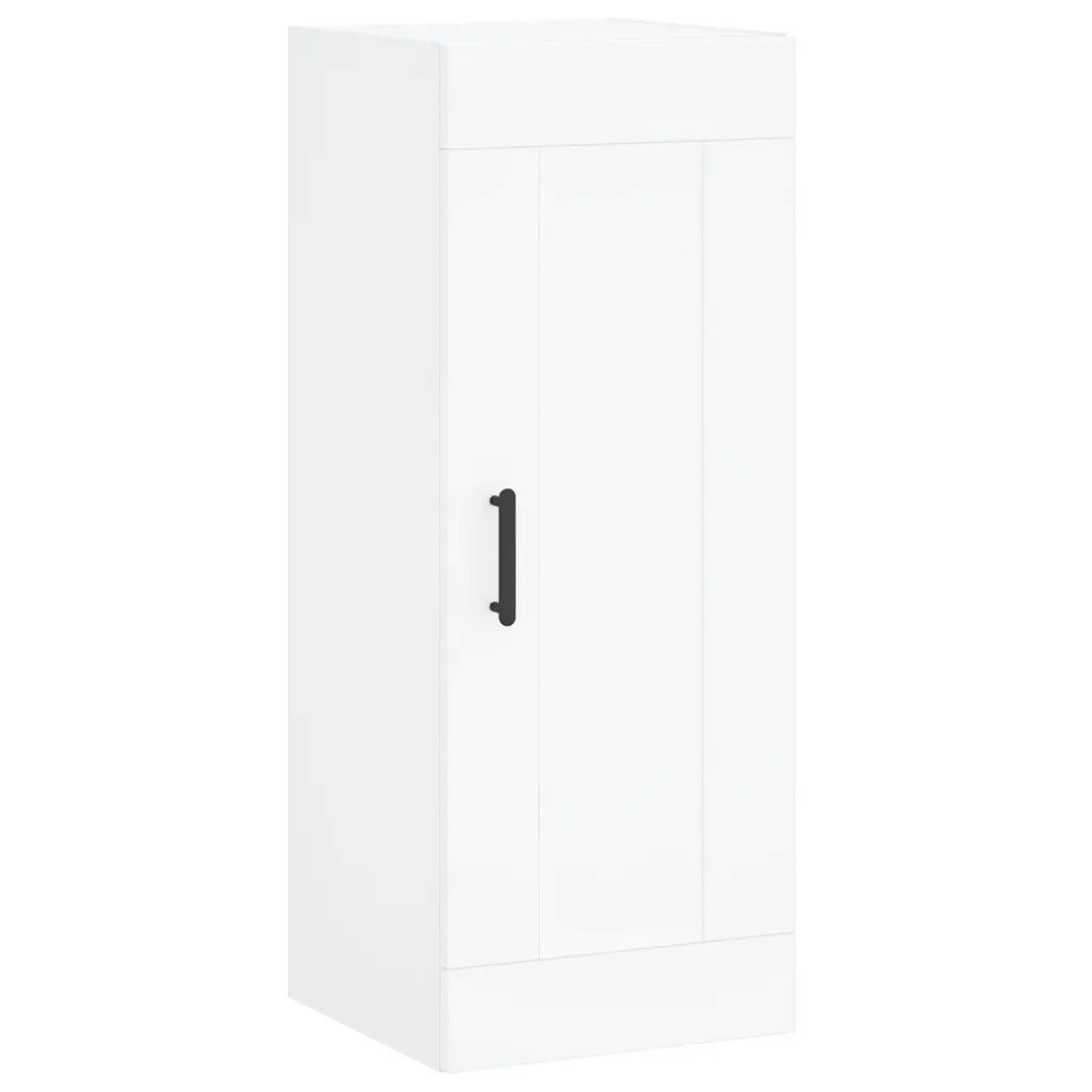 Mobile a Parete Bianco 34,5x34x90 cm in Legno Multistrato 830508