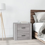 Comodino-Tavolino da notte Grigio Sonoma 50x39x47 cm 403280