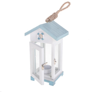 Set 2 Lanterne Marine H 33 cm