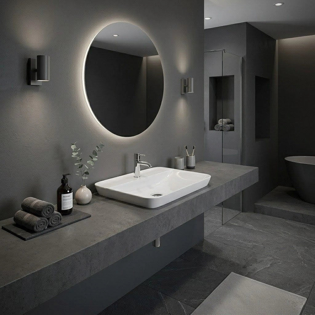Lavabo incasso rettangolare con foro rubinetto Rak Ceramics - Bianco