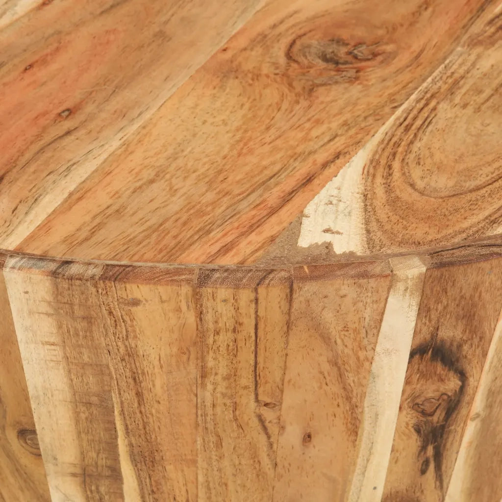 Tavolino da Salotto 65x31 cm in Legno Massello di Acacia cod mxl 63238