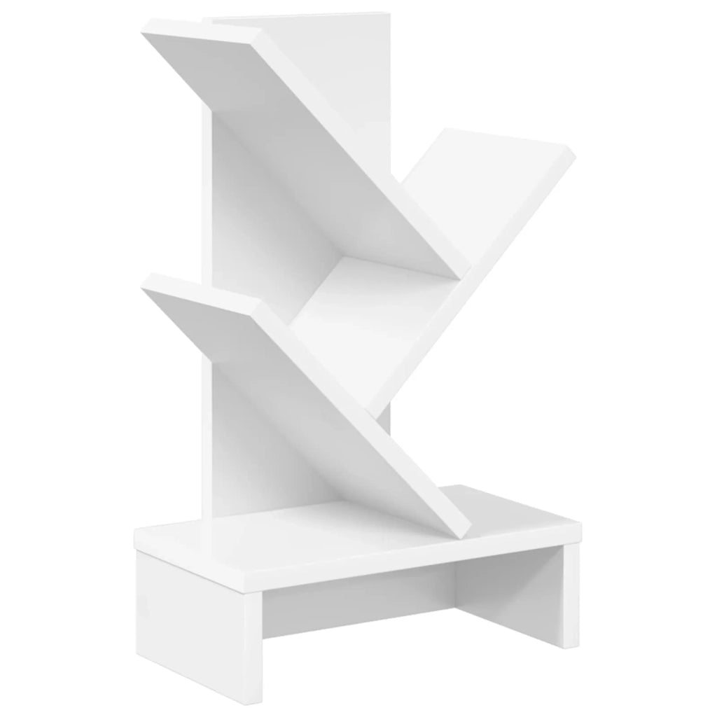 Scaffale per Libri a Forma di Albero 3 Strati 30 x 18 x 48 cm 8012356