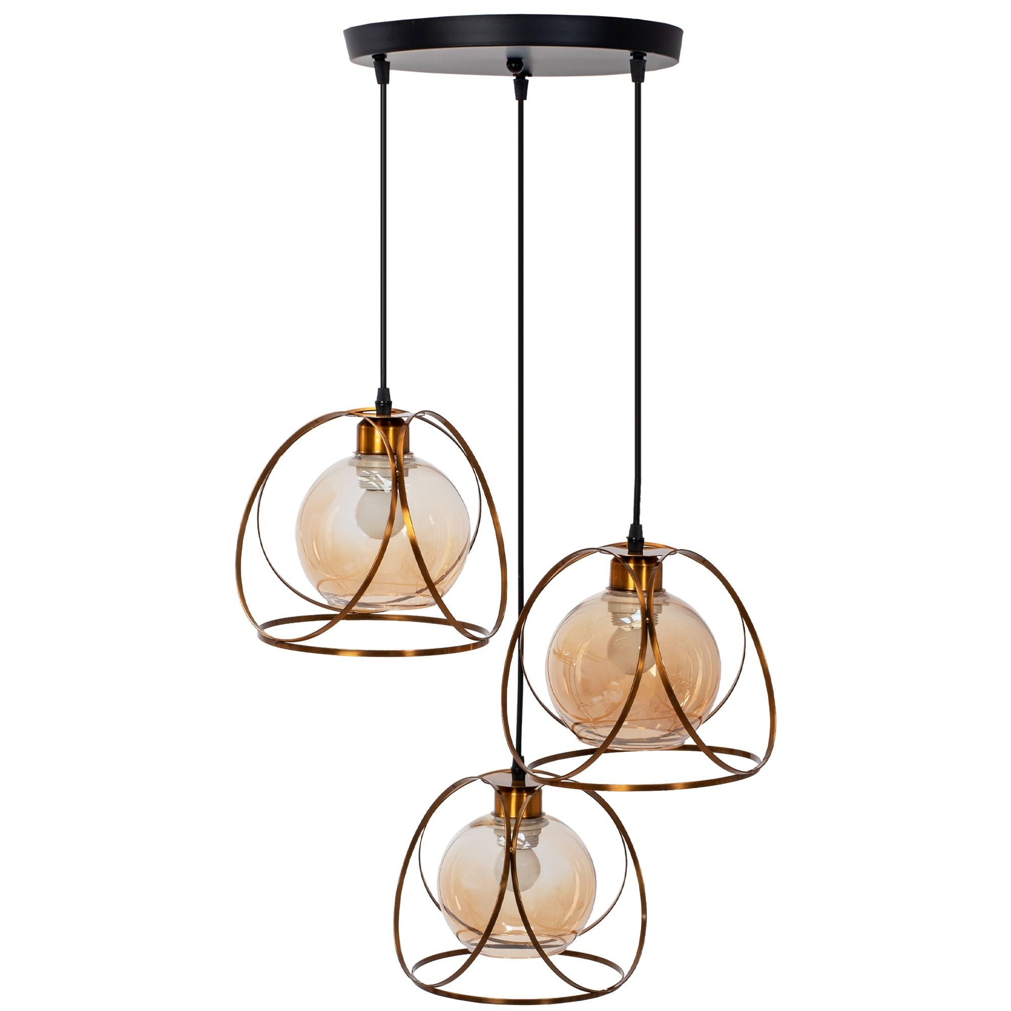 Lampada APP1137-3C Black Gold