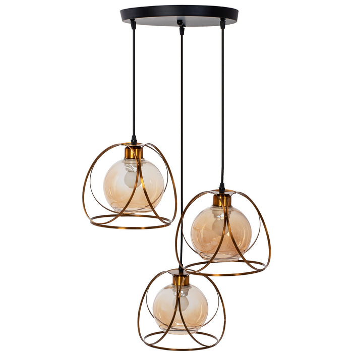 Lampada APP1137-3C Black Gold