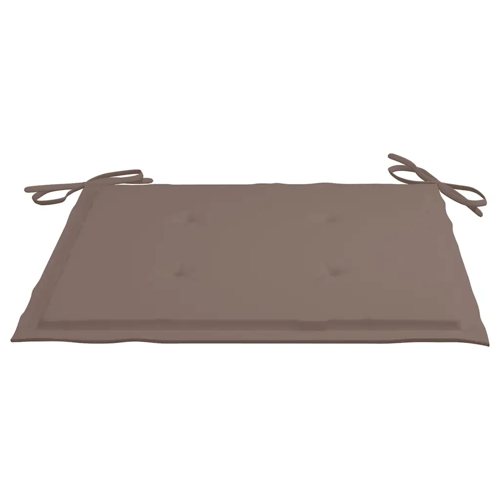Sedie da Giardino con Cuscini 4 pz in Legno Massello di Teak 3078562