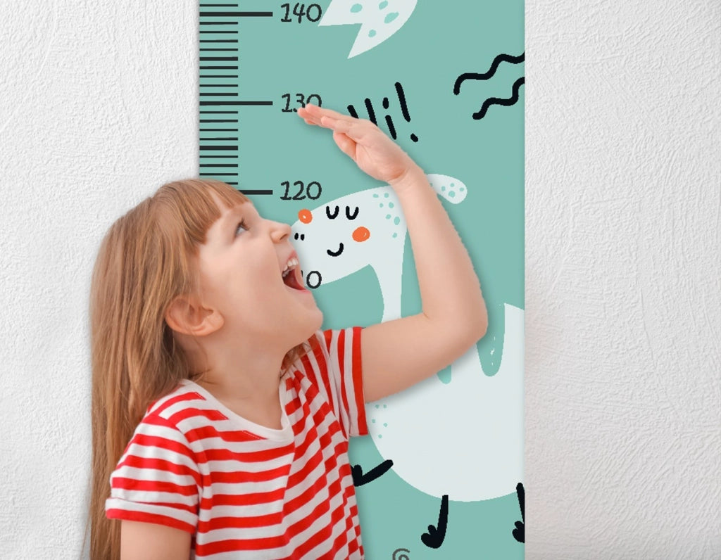 Metro Parete Misura Crescita Bambini in PVC 36x120 Cm Righello Grafico Altezza Muro Bimbi DIS_D