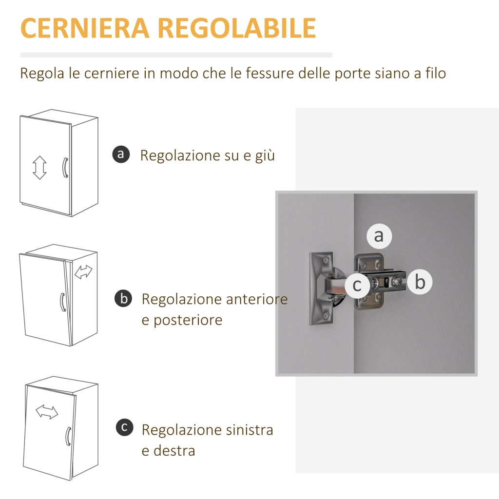 Cassettiera da Ufficio 78x40x66,5 cm Mobile Laterale con 5 Cassetti con Ruote in Melamina Bianco