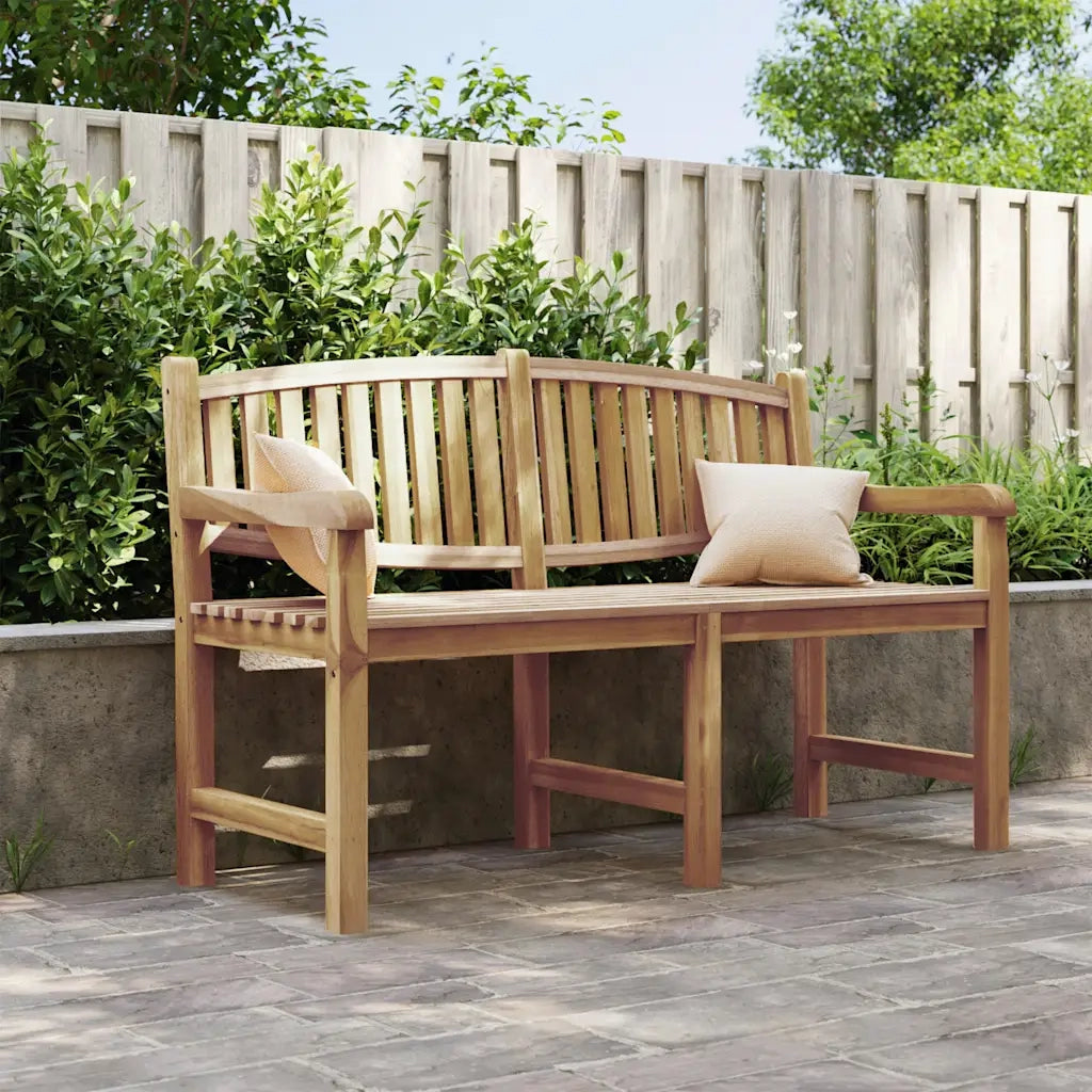 Panca da Giardino 149,5x60x90 cm in Legno Massello di Teak