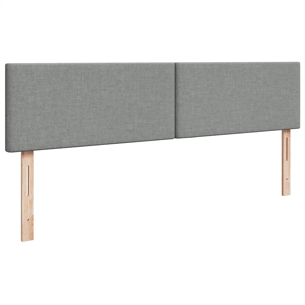 vidaXL Struttura Letto Pouf con Materasso 200x200 cm in Tessuto