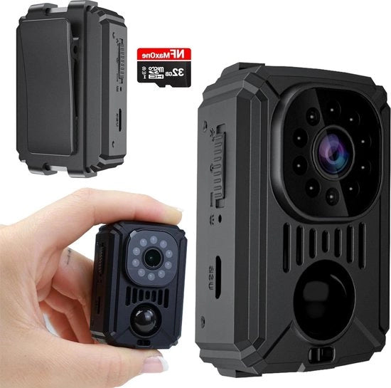 Camera a vista nascosta con visione notturna e rilevamento movimenti, durata batteria 11 ore