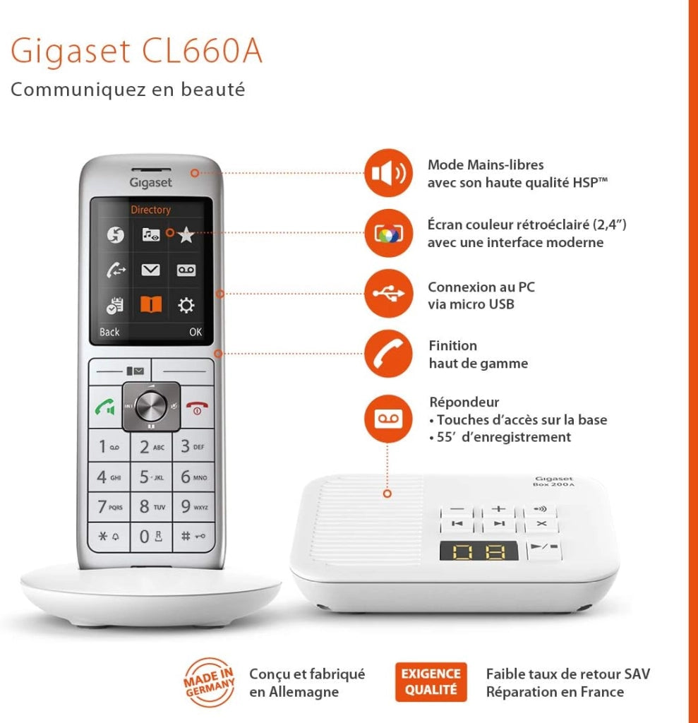 GIGASET CL660A Trio [Versione francese]