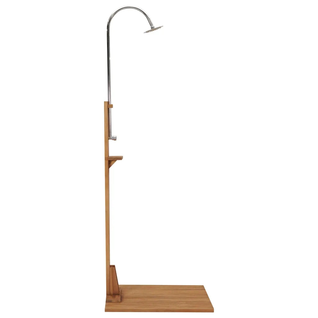 Doccia da Giardino 75x75x210 cm in Legno Massello di Teak cod mxl 48757