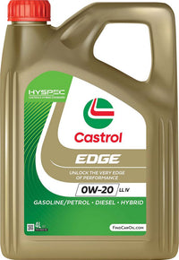 Castrol Edge 0w20 LongLife Olio Motore - 4 Litri