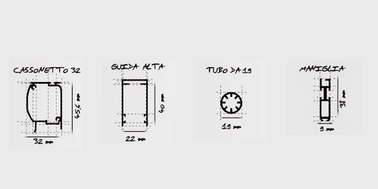 Zanzariera verticale a molla Z30 in kit da taglio Misure L80cm x H160cm - Colore Marrone 8017	