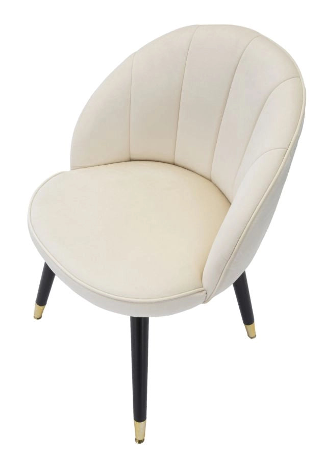 SEDIA LOTY CREMA CM 57X58X80