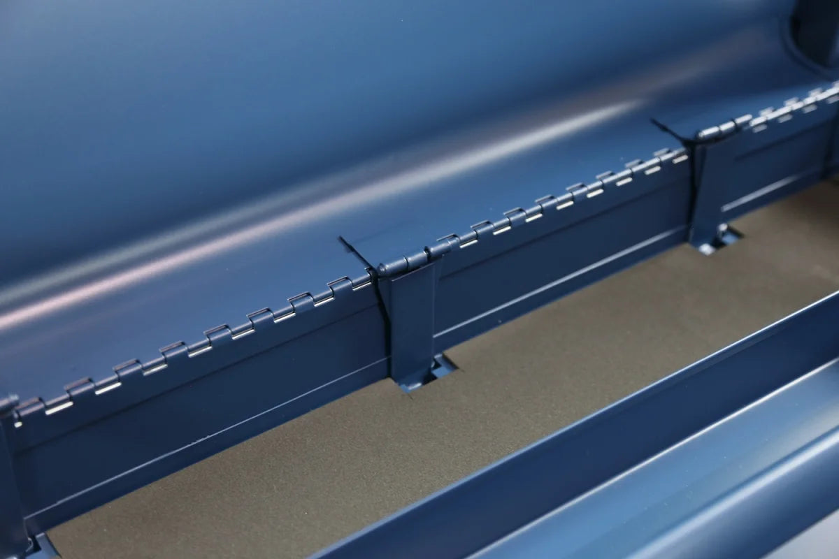 Cassetta degli attrezzi, superiore, grande, con 6 cassetti, colore blu