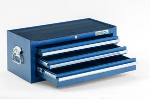 Cassetta degli attrezzi, parte superiore, 3 cassetti, colore blu