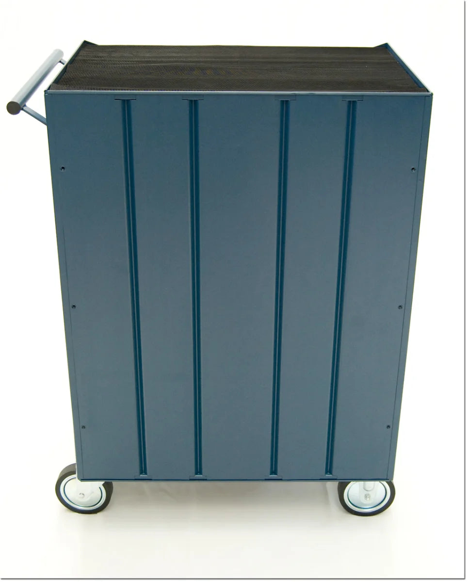 Carrello da officina, 7 cassetti, colore blu