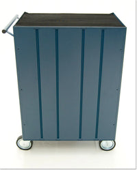 Carrello da officina, 7 cassetti, colore blu