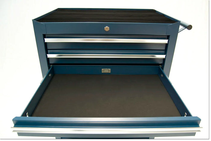 Carrello da officina, 7 cassetti, colore blu