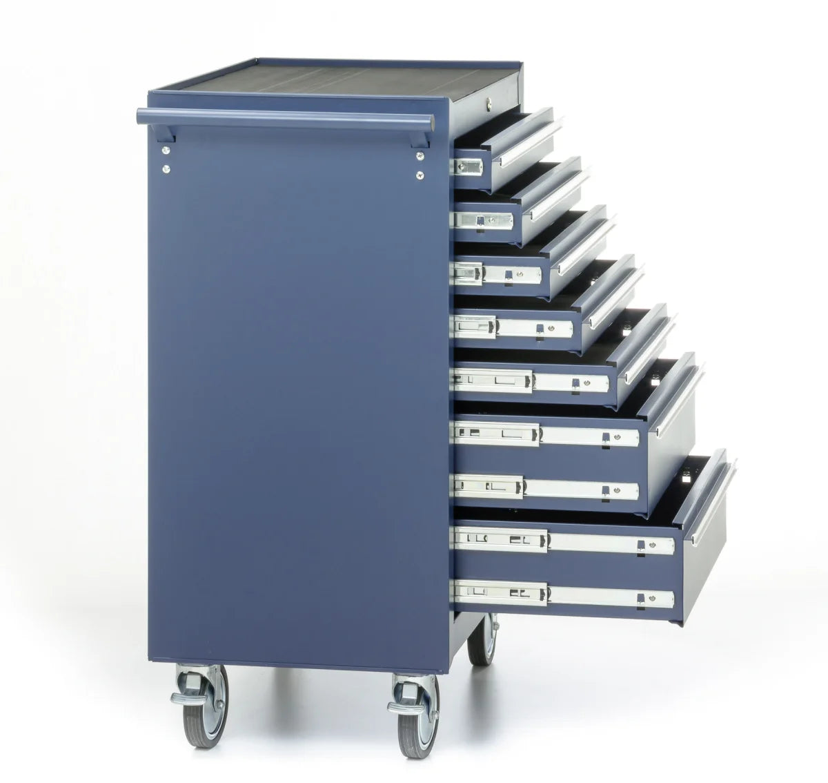 Carrello da officina, 7 cassetti, colore blu