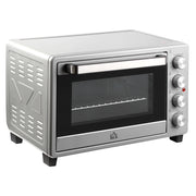 Forno Elettrico 32L 1600W con Timer e Controllo Temperatura ¨C zephmum ¨C 52,2x38,1x33,5 cm Argento