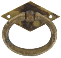 maniglia antichizzata art.12321 mm.49x45 ottone antico cod:ferx.10213