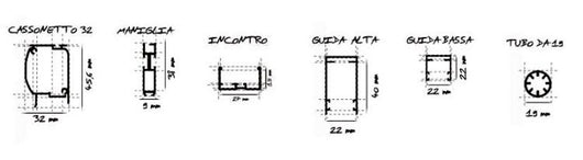Zanzariera laterale a molla Z30 in kit da taglio Misure L150cm x H250cm - Colore Bianco 9010	