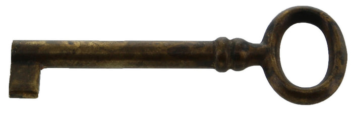 chiave antichizzata art.33718 mm.24/69 ottone antico cod:ferx.10218